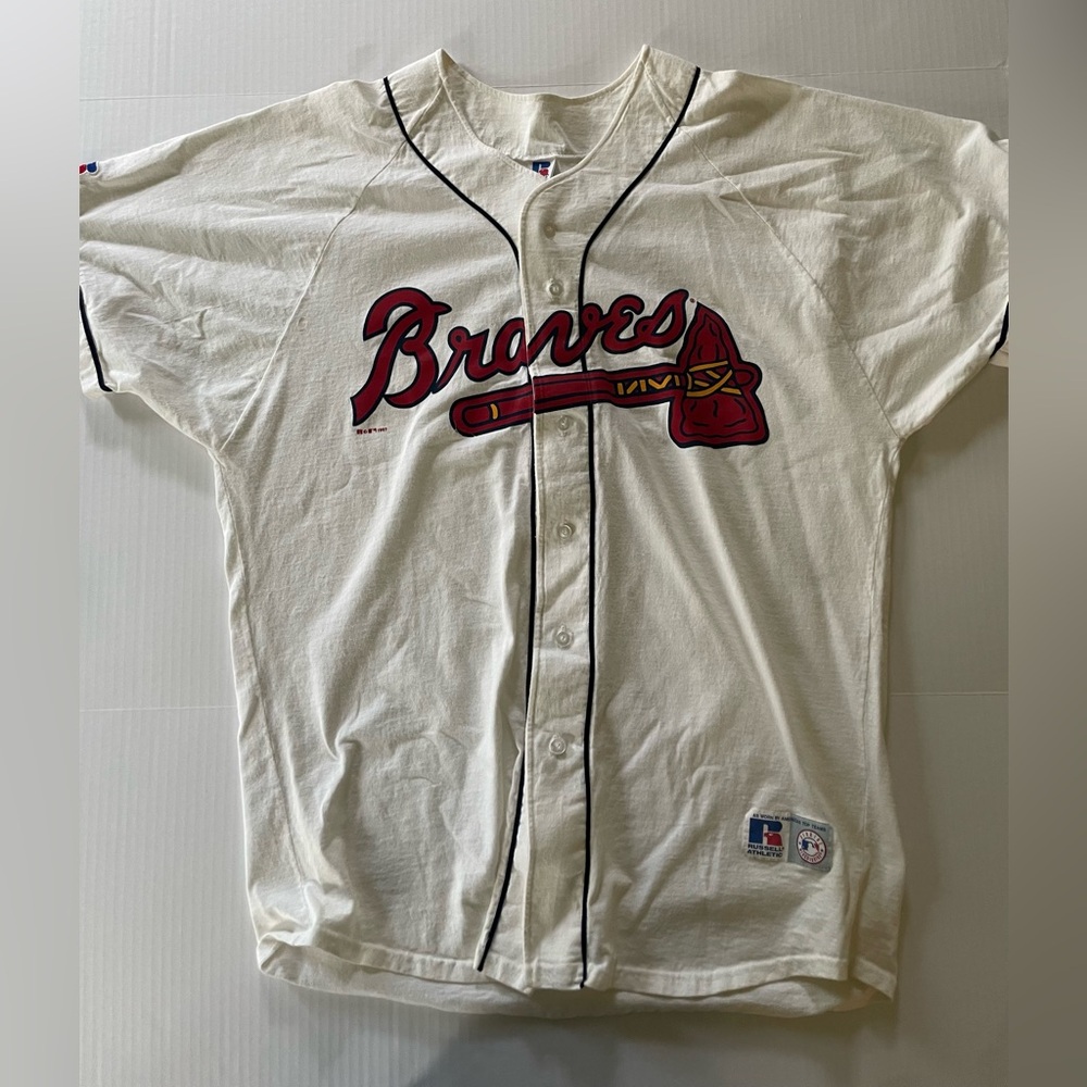 Russell Athletics Atlanta Braves XXL Jersey Javy Lopez